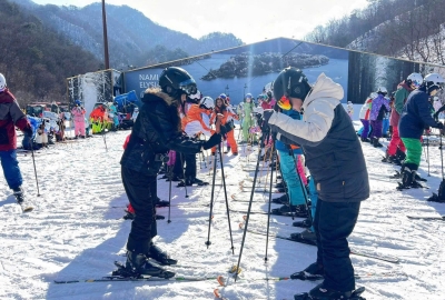 4Đ4N - LÃNG MẠN MÙA ĐÔNG HÀN QUỐC - TRƯỢT TUYẾT ELYSIAN - LOTTE WORLD